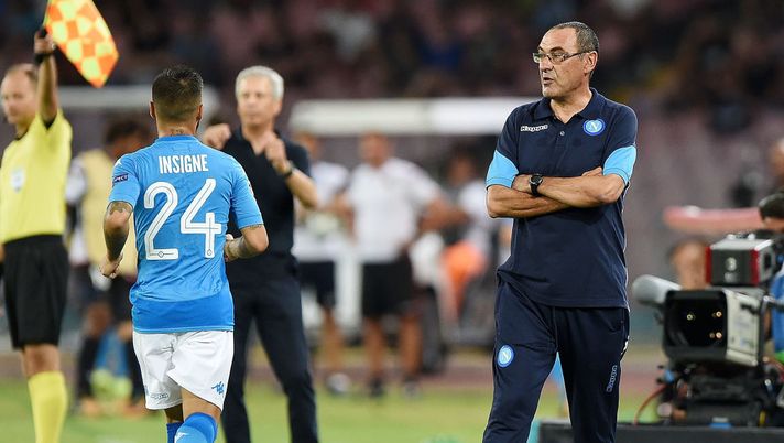 Lorenzo Insigne e Maurizio Sarri (GETTY Images) Lorenzo Insigne e Maurizio Sarri (GETTY Images)