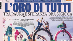 Prima Pagina, Gazzetta dello Sport: “L’Oro di tutti, via alle olimpiadi”