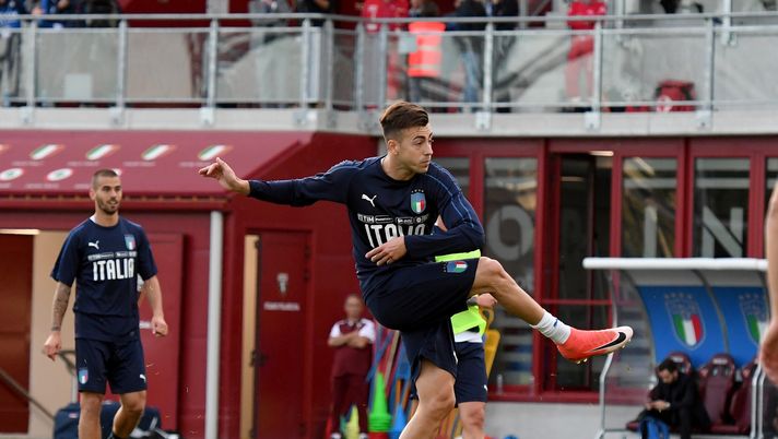 TURIN, ITALY - OCTOBER 07:  Stephan El Shaarawy of Italy in action during a Italy training session at Filadelfia Stadium on October 7, 2017 in Turin, Italy.  (Photo by Claudio Villa/Getty Images) 