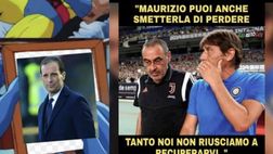 VIDEO Juventus, il flop contro l’Udinese scatena i social: #SarriOut e il santino di Allegri! Conte infierisce…