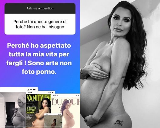 Lady Kragl criticata per le foto senza veli con il pancione: “Sono arte non porno”- immagine 2