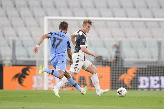 Immobile e De Ligt in Juventus-Lazio Immobile e De Ligt in Juventus-Lazio