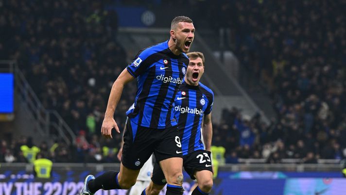 Serie A, l'Inter trionfa grazie a Dzeko: Milan a meno 5 dal Napoli