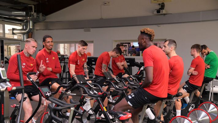 Getty Images Trigoria, la Roma torna ad allenarsi: lavoro in palestra per chi ha giocato ieri - immagine 1