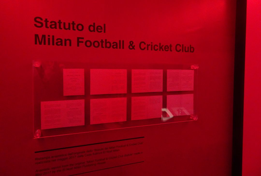 L'area di Casa Milan dedicata allo statuto