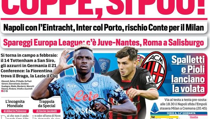 IL NAPOLI SUI MEDIA – Le prime pagine dei giornali di oggi 8 novembre 2022 IL NAPOLI SUI MEDIA – Le prime pagine dei giornali di oggi 8 novembre 2022 - immagine 1