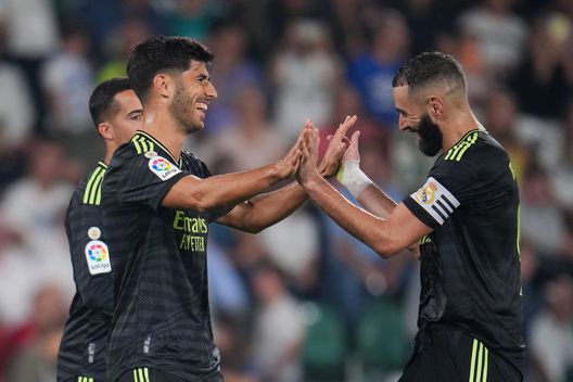 Real Madrid Asensio Benzema (getty images) Real Madrid Asensio Benzema