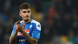 “Ma che stai dicendo?”: Di Lorenzo protesta con l’arbitro dopo il giallo