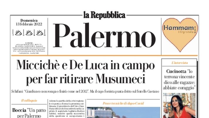 Prima Pagina, La Repubblica: “Super Brunori, una doppietta rilancia la scalata rosa”  Prima Pagina, La Repubblica: “Super Brunori, una doppietta rilancia la scalata rosa” - immagine 1