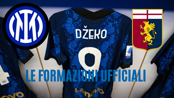 Inter-Genoa, le UFFICIALI: Inzaghi conferma il 3-5-1-1. Sensi in appoggio a Dzeko 