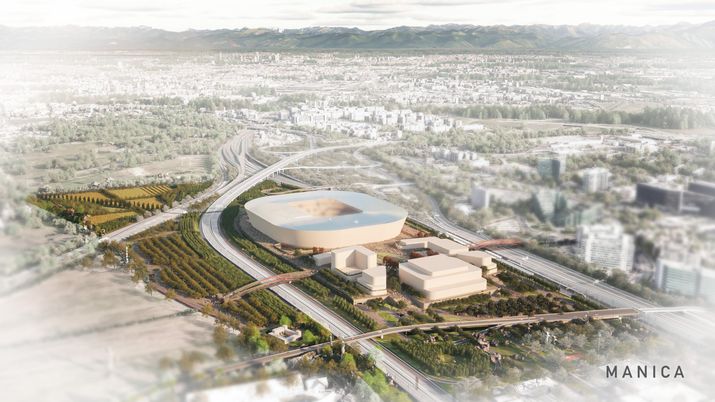 Nuovo stadio Milan San Donato rendering (ACMilan)