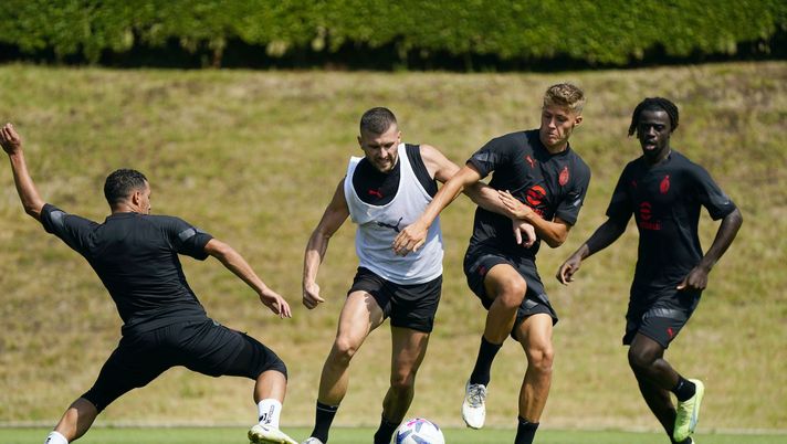 Ante Rebic AC Milan allenamento Milanello