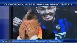 VIDEO / L’Atalanta la umilia, la Juve dice addio al Triplete: Pompilio esplode e urla in diretta