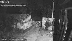 VIDEO Terremoto, forte scossa in Sicilia: le immagini shock riprese da una telecamera di sorveglianza