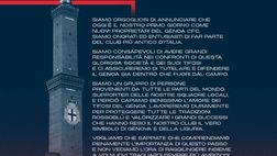 Genoa a 777 Partners, il messaggio dei nuovi proprietari: “Lavoreremo duramente”