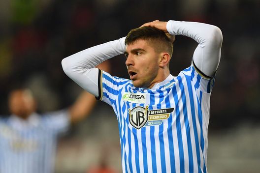 TURIN, ITALY - DECEMBER 21: Alberto Paloschi of SPAL reacts during the Serie A match between Torino FC and SPAL at Stadio Olimpico di Torino on December 21, 2019 in Turin, Italy. (Photo by Valerio Pennicino/Getty Images) TURIN, ITALY - DECEMBER 21: Alberto Paloschi of SPAL reacts during the Serie A match between Torino FC and SPAL at Stadio Olimpico di Torino on December 21, 2019 in Turin, Italy. (Photo by Valerio Pennicino/Getty Images)
