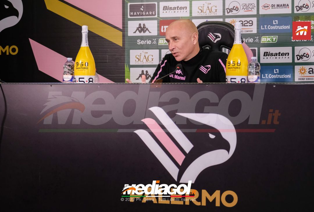 FOTO PALERMO, verso il Perugia: Corini in sala stampa (Gallery) - immagine 14