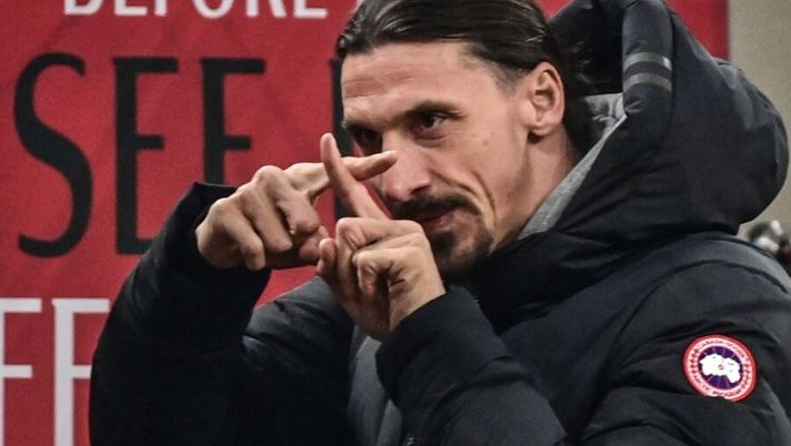 AC Milan's Swedish forward Zlatan Ibrahimovic reacts after the referee granted a last minute penalty to AC Milan during the Italian Serie A football match AC Milan vs Udinese on March 03, 2021 at the San Siro stadium in Milan. (Photo by MIGUEL MEDINA / AFP) (Photo by MIGUEL MEDINA/AFP via Getty Images) Ibra: “Dirigente al Milan? Pensate che dovevo rimanere qui solo per 6 mesi…” - immagine 1