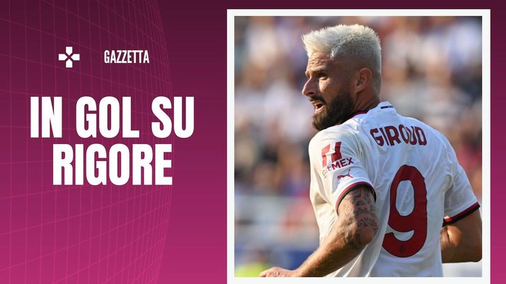 Olivier Giroud AC Milan amichevole ZTE-Milan 3-2