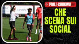 Milan, Chukwueze e la ‘gag’ con Pioli: ecco di che si tratta | VIDEO