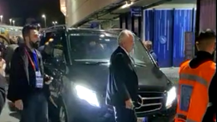 FOTO Aurelio De Laurentiis è arrivato al Maradona per Italia-Inghilterra - immagine 1