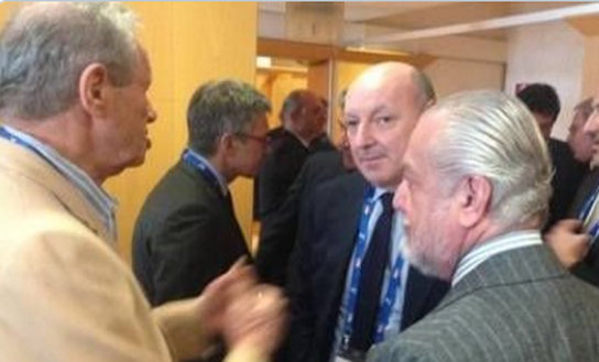 Zamparini a colloquio con Marotta e De Laurentiis - Foto: GianlucaDiMarzio.com Zamparini a colloquio con Marotta e De Laurentiis - Foto: GianlucaDiMarzio.com