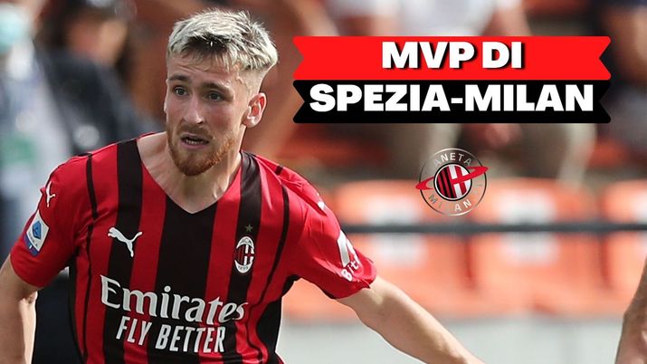 Alexis Saelemaekers (centrocampista AC Milan) MVP di Spezia-Milan 1-2 (Serie A 2021-2022) | News (Getty Images) 
