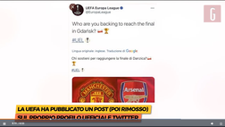 VIDEO Manchester United-Roma, gaffe dell’Uefa: solo Red Devils e Arsenal possibili finaliste in Europa League!