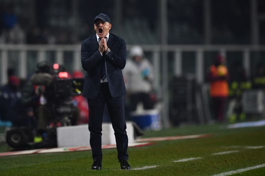  TURIN, ITALY - DECEMBER 26: Empoli head coach Giuseppe Iachini reacts during the Serie A match between Torino FC and Empoli at Stadio Olimpico di Torino on December 26, 2018 in Turin, Italy. (Photo by Valerio Pennicino/Getty Images) 