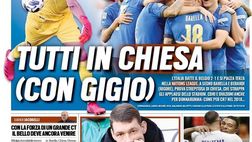 Prima Pagina, Tuttosport: “Tutti in chiesa con Gigio. Belotti, ora è Milan-Inter”