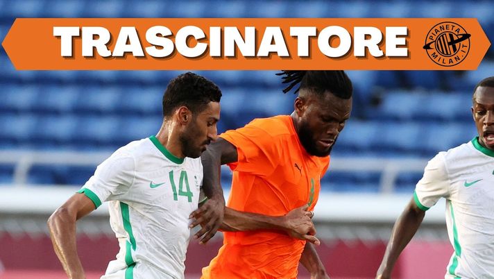 Franck Kessié (centrocampista AC Milan) in gol alle Olimpiadi di Tokyo 2020 con la sua Costa d'Avorio | Milan News (Getty Images)