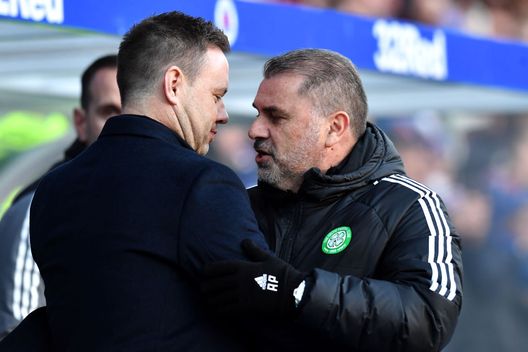 Michael Beale e Ange Postecoglou (Photo by Mark Runnacles/Getty Images) Rangers, il tecnico Beale dopo il derby: “Per il titolo dipende tutto dal Celtic…”- immagine 2