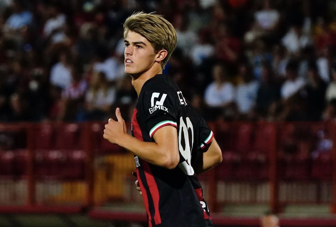 Charles De Ketelaere AC Milan amichevole Vicenza-Milan 1-6