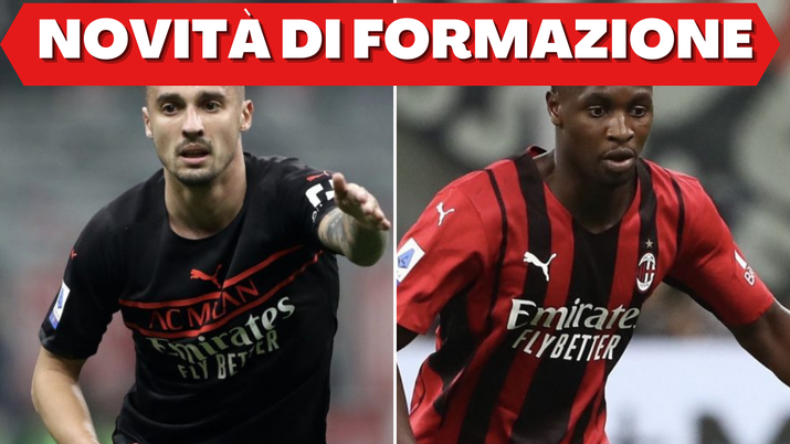 Ultime di formazione su Milan-Inter