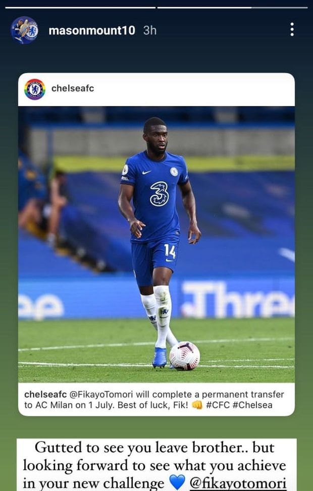  Fikayo Tomori: il post di Mason Mount, calciatore del Chelsea 