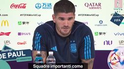 VIDEO / De Paul: “Perdere con l’Arabia Saudita ci ha fatto bene”