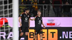 Roma, infortuni per Baldanzi e Azmoun. Totti: “Con questa dirigenza non torno”