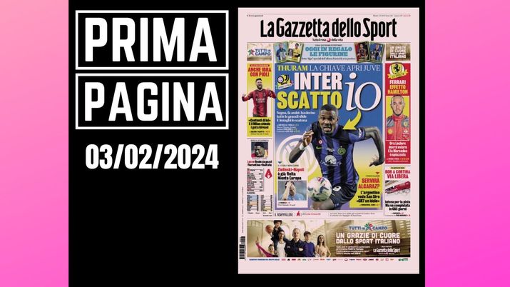 Prima pagina Gazzetta dello Sport: Ibra con Pioli. Il Milan chiama Giroud