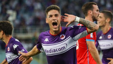 GERMOGLI PH: 3 OTTOBRE 2021 FIRENZE STADIO ARTEMIO FRANCHI SERIE A FIORENTINA VS NAPOLI NELLA FOTO ESULTANZA GOL QUARTA GERMOGLI PH: 3 OTTOBRE 2021 FIRENZE STADIO ARTEMIO FRANCHI SERIE A FIORENTINA VS NAPOLI NELLA FOTO ESULTANZA GOL QUARTA