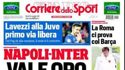 EDICOLA CDS – Napoli-Inter vale oro. Lunedì lo scontro al vertice da 651 milioni di euro