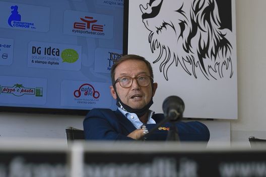 Pro Vercelli, il presidente Paolo Pinciroli nella foto di Ivan Benedetto (Magicapro.it) Pro Vercelli-Novara, dopo 4 anni torna il derby delle risaie in presenza- immagine 2