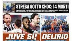 Prima Pagina, Tuttosport: “Juve sì! Milan sì! Delirio Inter. Toro, lo strazio è finito”