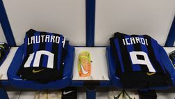 Inter-Zenit, tutto pronto nello spogliatoio dei nerazzurri
