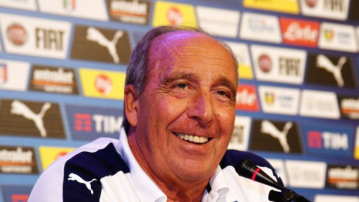FLORENCE, ITALY - MARCH 20:  Italian national team head coach Giampiero Ventura speaks with the media during the press conference at the club's training ground at Coverciano on March 20, 2017 in Florence, Italy.  (Photo by Claudio Villa/Getty Images) 