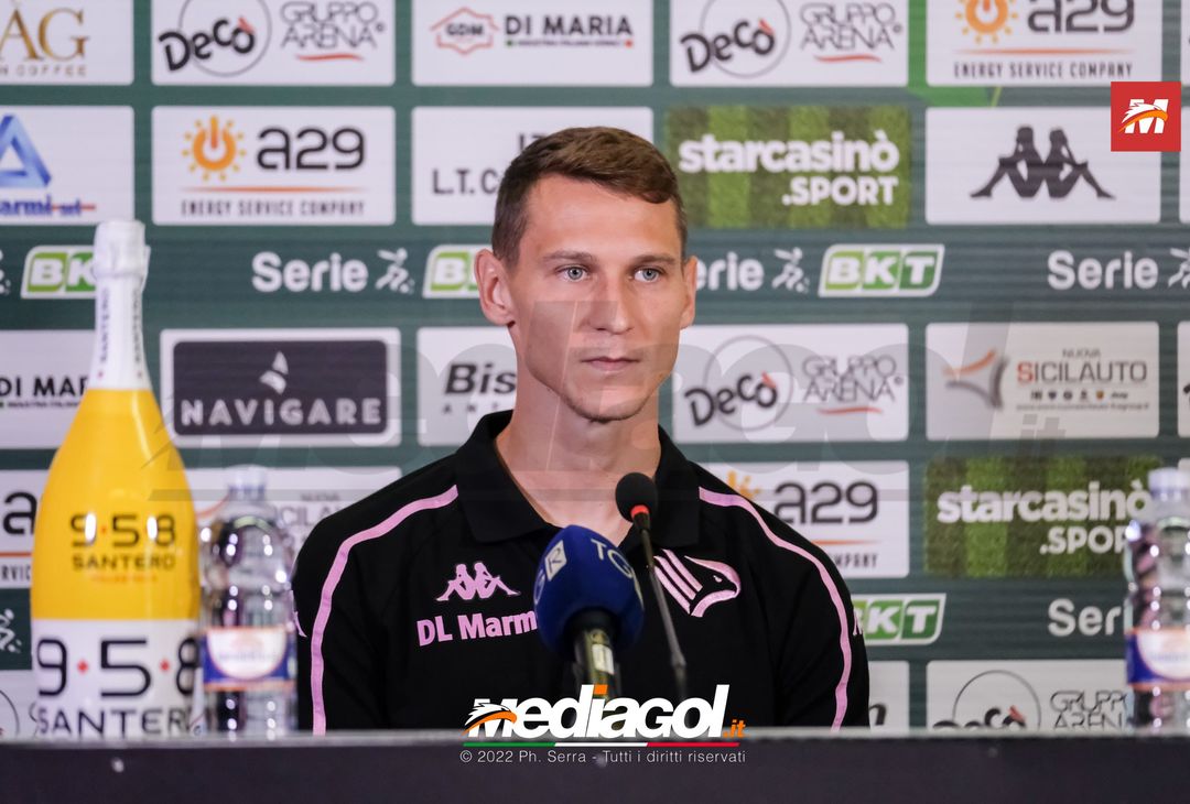 FOTO PALERMO, Leo Stulac presentato in conferenza stampa (Gallery) - immagine 9