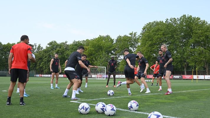 Allenamento Milan 11 luglio 2022
