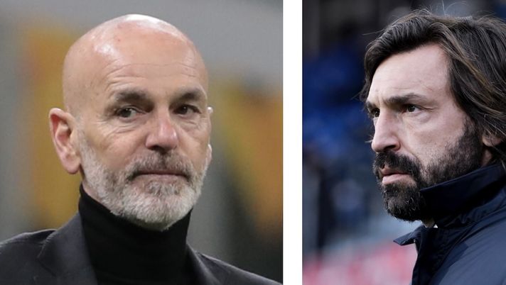 Stefano Pioli (allenatore AC Milan) ed Andrea Pirlo (allenatore Juventus) | Serie A News (Getty Images) Stefano Pioli (allenatore AC Milan) ed Andrea Pirlo (allenatore Juventus) | Serie A News (Getty Images)