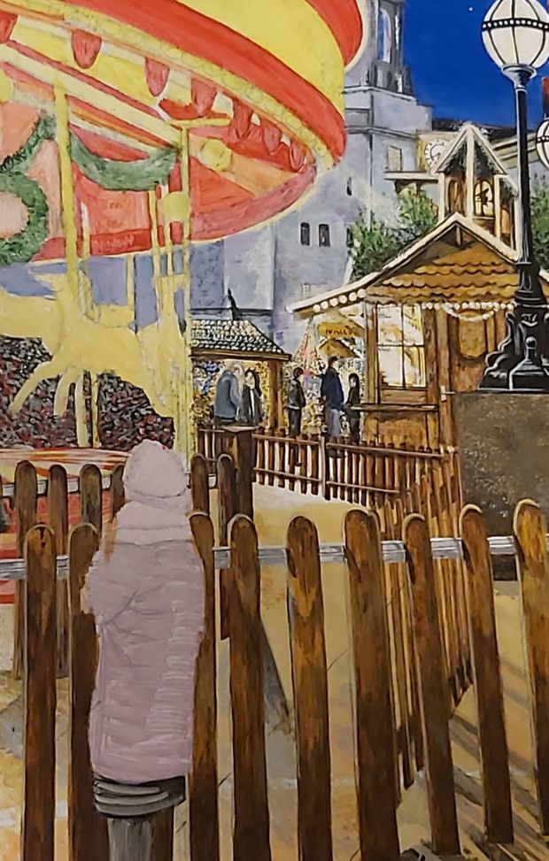 La pittrice Annie Power si dichiara ispirata dal derby vinto dai Reds La pittrice Annie Power si dichiara ispirata dal derby vinto dai Reds