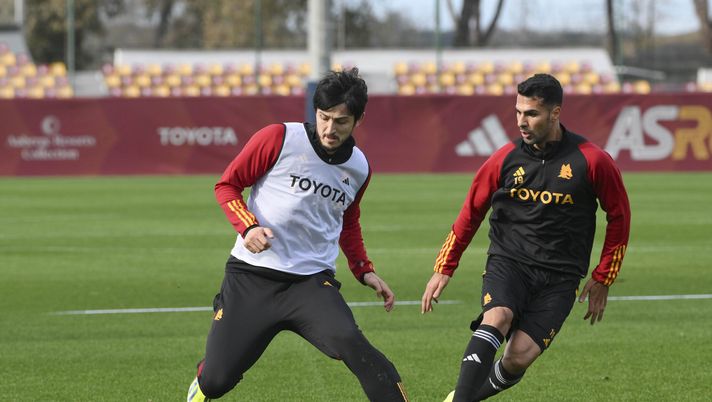 Roma in campo a due giorni dal derby: scarico per chi ha giocato con l’Atalanta - immagine 1