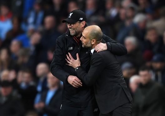 Guardiola Klopp (getty images) Guardiola Klopp